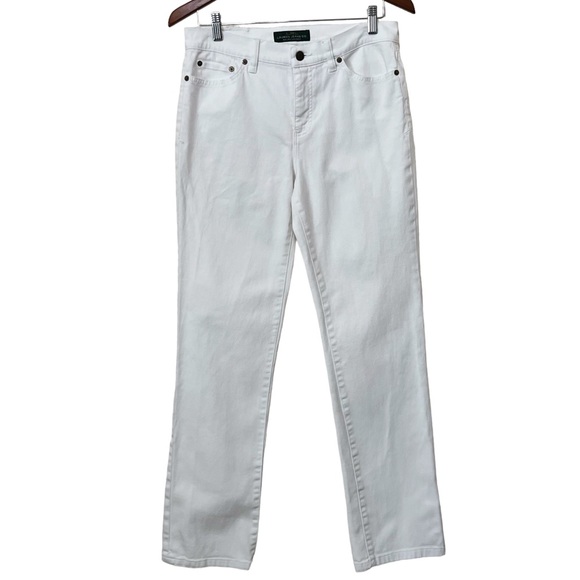 Lauren Ralph Lauren Denim - LRL Lauren Jeans Co Ralph Lauren Classic Straight Jeans 6 Womens White Denim
